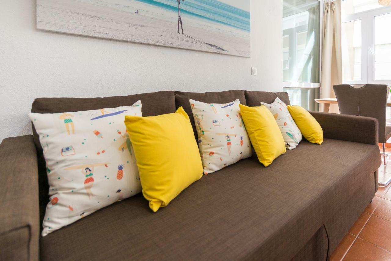 Mp3-bright Beachfront 1-bedroom Apt Walk To Old Town Leilighet Málaga